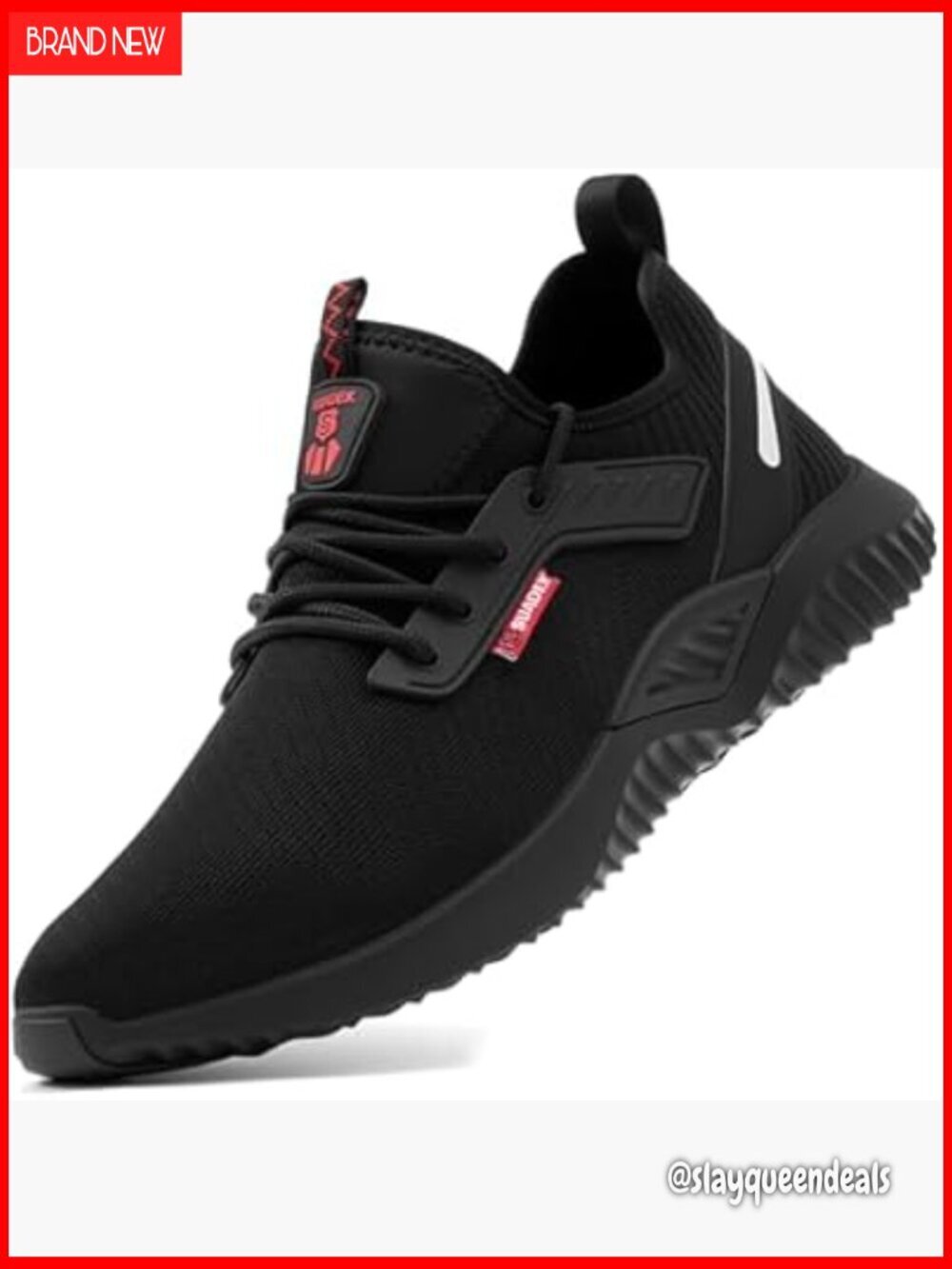 Steel Toe Safety Work Sneakers Lightweight Breathable Slip Resistant